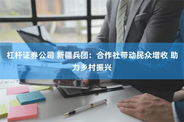 杠杆证券公司 新疆兵团：合作社带动民众增收 助力乡村振兴