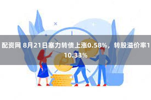 配资网 8月21日塞力转债上涨0.58%，转股溢价率110.33%