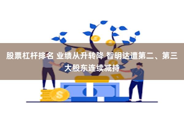 股票杠杆排名 业绩从升转降 智明达遭第二、第三大股东连续减持