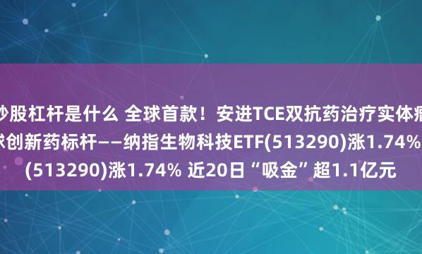 炒股杠杆是什么 全球首款！安进TCE双抗药治疗实体瘤 领跑千亿赛道！全球创新药标杆——纳指生物科技ETF(513290)涨1.74% 近20日“吸金”超1.1亿元