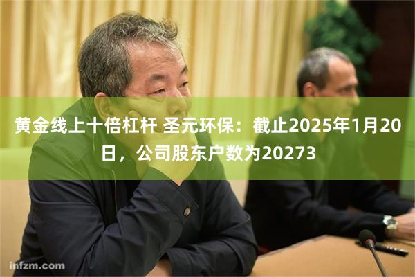 黄金线上十倍杠杆 圣元环保：截止2025年1月20日，公司股东户数为20273