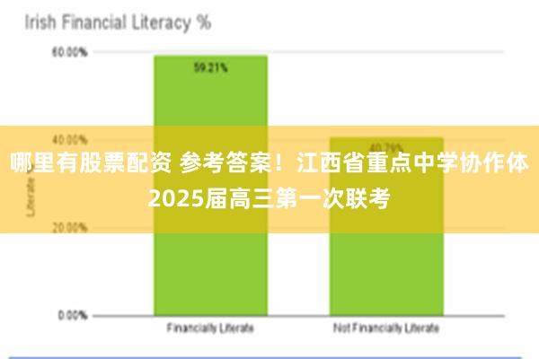 哪里有股票配资 参考答案！江西省重点中学协作体2025届高三第一次联考